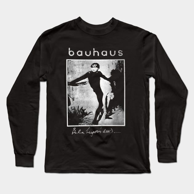 Bauhaus Palette Painting With Sound On A Gothic Canvas Long Sleeve T-Shirt by Nychos's style